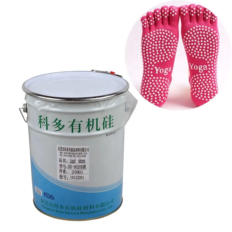 Realizzato in Cina calzini silicone inchiostro per calze antiscivolo serigrafia/stampa abbigliamento in silicone
