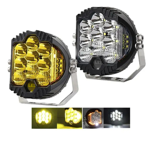 Vòng <span class=keywords><strong>LED</strong></span> ánh sáng làm việc 5/7/9inch <span class=keywords><strong>Led</strong></span> Xe tải ánh sáng 90 Wát kép màu vàng/trắng đèn cho Jeep pontente Faro <span class=keywords><strong>LED</strong></span> Redondo - Product Image 1