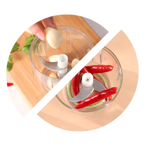 Venta al por Mayor de Mini Trituradora de Ajo de 100ML 250ML, Batidora para Alimentos Complementarios, Rebanadora de Vegetales Multifuncional - Product Image 5