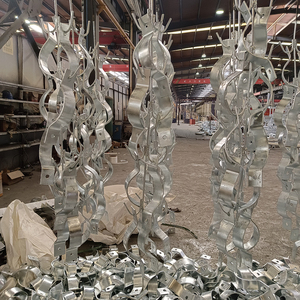 Feuerverzinkte Mastklemmen für Strommasten, Rostschutz-Zinkbeschichtete Abspannseilklammern, Verzinkte Stangenklemmen - Product Image 4