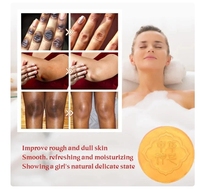 Savon blanchissant pour le corps Nettoyage en profondeur de la peau Poulet Savon d'élimination de la peau Aisselles Aisselles Genoux Blanchiment du corps Éclaircir Produits de soins blancs