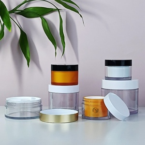 50g 80g 100g 120g 200g 250g Clear Round PET Heavyweight Transparent Thick Wall Cleansing Balm Clay Mask <b>Plastic</b> <b>Jar</b> - Product Image 6