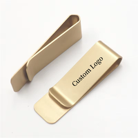 Wowei personnalisé en laiton portefeuille Bill Clip billet de banque changement Bundle portefeuille signet Clip cadeau créatif