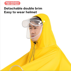 Vente flash : imperméable imperméable, poncho en tissu Oxford épais et durable, taille unique, respectueux de l'environnement, pour moto et vélo électrique - Product Image 2