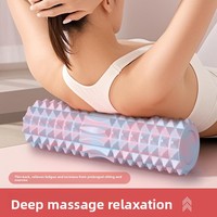 Lot de rouleaux de massage en mousse solide en forme de croissant, double zone, fermeté moyenne, outil de massage manuel pour yoga, relaxation des muscles des jambes à domicile en EVA