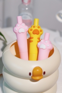 Fancy Kawaii Gel phim hoạt hình Little tubby Lucky Cat Paw Pen Kawaii Dễ thương phim hoạt hình sáng tạo Quà Tặng văn phòng phẩm utiles escolares bút - Product Image 4