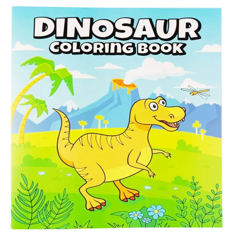 Детский набор для рисования, окрашивания книг, печати, дома, динозавры, раскраски для детей