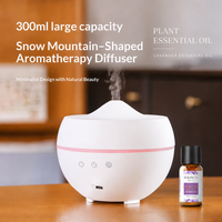 Diffuseur d'huiles essentielles ultrasonique à grande capacité Snow Mountain, type brumeux, humidificateur silencieux, parfum longue durée, chambre à coucher