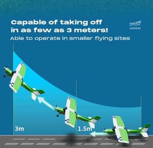 เครื่องบิน FMS-V3 RC 1220mm Ranger EP 2.4G เครื่องบินจำลองเครื่องร่อน6CH เครื่องบินรบแบบโฟม - Product Image 4