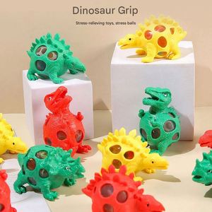 Jouet anti-stress Kawaii en forme de dinosaure en peluche, à presser, en TPR, à remontée lente, nouveauté, vente chaude - Product Image 2