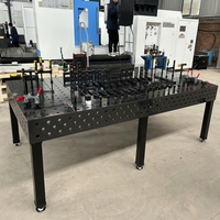 Meisida Nouvelle Station de Soudage Modulaire Flexible 3D Haute Précision, Plateforme de Fixation en Acier Q355 Nitruré au Plasma, Taille Personnalisée pour Soudage