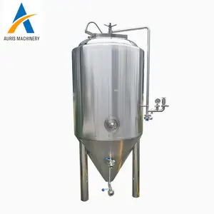 Fermenter Kerucut 200L untuk Tempat Pembuatan Bir Stainless Steel 304 Tangki Fermentasi Bir Cerah