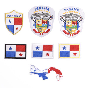 Parche Bordado con Mapa de Panamá, Nuevo y Popular, Insignia Bordada con la Bandera de Panamá, Parche Termoadhesivo - Product Image 4