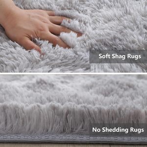 Tappeto Shaggy Sfumato Tie-Dye Ultra Morbido e Antiscivolo <span class=keywords><strong>per</strong></span> Soggiorno, Camera da Letto e Arredamento d'Interni - Product Image 4