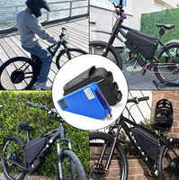 Batterie de vélo électrique 60-72 volts, kit de conversion de vélo électrique avec moteur à moyeu 2000W 3000W, batterie en option, 20-26 pouces, batterie triangulaire 60V 72V