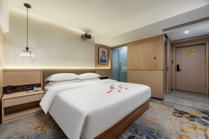 SHIYI fábrica profesional moderna muebles de dormitorio de madera personalizado de lujo Hilton 5 estrellas <span class=keywords><strong>Hotel</strong></span> <span class=keywords><strong>y</strong></span> muebles de apartamento - Product Image 6
