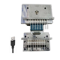La machine verticale de moulage par injection configurée sur mesure partie les moules de injection en plastique de câble de HDMI DP USB
