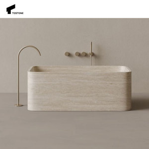 <span class=keywords><strong>Vasca</strong></span> da Bagno Autoportante in Travertino Bianco Vintage Tostone per Ville <span class=keywords><strong>e</strong></span> Appartamenti, Aree Esterne - Product Image 5
