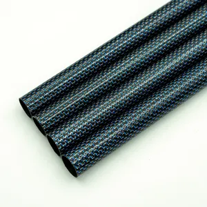 High-quality carbon fiber tube 2-10MM carbon fiber round tube hollow tube suitable for aircraft model kites