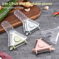 3 In 1 Multifunctionele Groenteschiller Aardappelsnijmachine Wortelversnipperaar Groentekaassnijder Voor Keuken