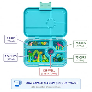 PP Leak-proof Lunch Box & <b>Cup</b> <b>Set</b> Water Bottle Eco-Friendly Kids Bento for Outdoor Use Customized Logo Printing - Product Image 3