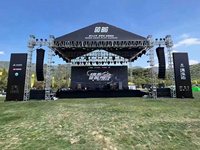 Alliage d'aluminium 6061-T6 / 6082-T6 Concert Speaker Lift Truss System Stage Outdoor Event Spigot Truss