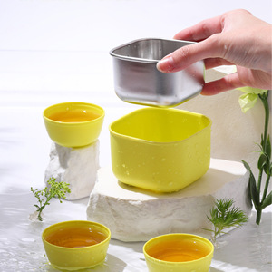 Juego de Té, Una Tetera y Tres Tazas, de Plástico Aislado, Mini, Ligero, Portátil, para Viajes y Uso en Exteriores - Product Image 3