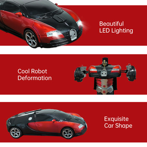 Aijh RC Robot Xe Mát Thay Đổi Hình Dạng Ma Sát Xe Đồ Chơi Một Nút Biến Dạng RC Racing Xe Quà Tặng Trẻ Em - Product Image 3