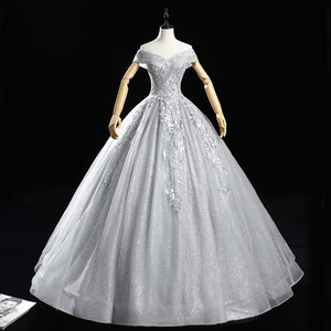 Abito <span class=keywords><strong>da</strong></span> ballo Color Champagne con spalle scoperte in pizzo francese con perline <span class=keywords><strong>abiti</strong></span> Quinceanera Plus Size <span class=keywords><strong>abiti</strong></span> dolci <span class=keywords><strong>economici</strong></span> 16 - Product Image 3