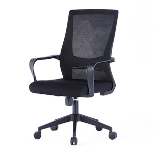 ที่วางแขนพลาสติกรองรับพนักพิงเก้าอี้สำนักงานสีส้มพร้อมพนักพิงศีรษะสีดำขาว - Product Image 5