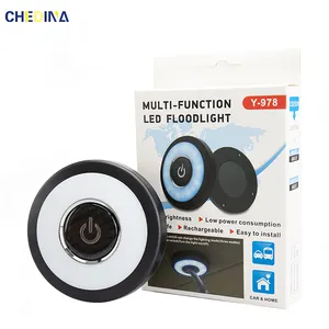 Chedina Chargeable Wireless Auto Interior Trunk Ceiling Car reading Light with Touch Switch