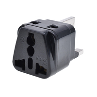 Adaptateur de voyage UK BS, prise 3 broches, convertisseur de courant universel pour appareil photo, ordinateur portable, téléphone portable, prise EU US