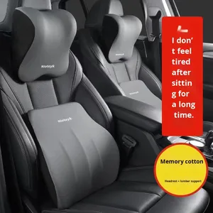 Nouveau 2026 – <span class=keywords><strong>Coussin</strong></span> <span class=keywords><strong>de</strong></span> soutien <span class=keywords><strong>lombaire</strong></span> pour siège <span class=keywords><strong>de</strong></span> voiture, personnalisable en usine, pour dossier <span class=keywords><strong>de</strong></span> siège <span class=keywords><strong>de</strong></span> conduite – Oreiller en mousse à mémoire <span class=keywords><strong>de</strong></span> forme ajustable - Product Image 1