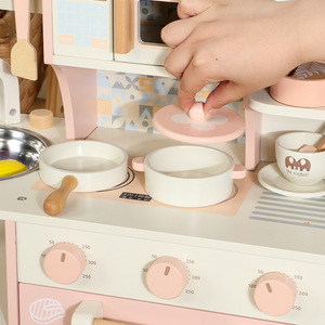 Juego <span class=keywords><strong>de</strong></span> Cocina <span class=keywords><strong>de</strong></span> Madera Rosa con <span class=keywords><strong>Cafetera</strong></span>, Juego <span class=keywords><strong>de</strong></span> Cocina <span class=keywords><strong>de</strong></span> <span class=keywords><strong>Juguete</strong></span> Educativo Premium, Mini Cocina <span class=keywords><strong>de</strong></span> <span class=keywords><strong>Juguete</strong></span> <span class=keywords><strong>para</strong></span> Niños y <span class=keywords><strong>Niñas</strong></span> - Product Image 3