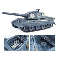 Tanque Militar de Juguete de Metal Fundido a Presión con Sonido y Luz, Torreta Giratoria 360° para Niños, Venta al Por Mayor