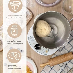 Mini-mélangeur rotatif automatique pour la pâte, idéal pour la fabrication de pain et de pizzas – Le meilleur choix - Product Image 5