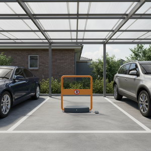 Barrière de stationnement personnelle de type carré télécommandée pour abri de voiture et place de stationnement, alimentée par batterie - Product Image 3