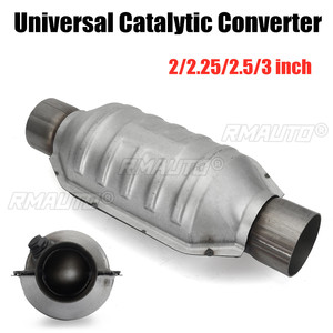 Convertidor Catalítico Universal de 2/2.25/2.5/3 Pulgadas de Entrada/Salida, 400 Celdas, para Soldar, 13 Pulgadas de Longitud, Acero Inoxidable, Alto Flujo y Rendimiento - Product Image 1
