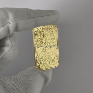 Colección Suiza 2024, Dragón del Zodiaco Chino, Lingote de Cobre de <span class=keywords><strong>1</strong></span> <span class=keywords><strong>Onza</strong></span>, Paquete en Blíster, Barra de <span class=keywords><strong>Oro</strong></span> de Latón Sólido de 31g en Venta - Product Image 6