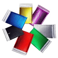 Sac à bulles personnalisé imprimé, emballage rembourré, enveloppe à bulles métallique