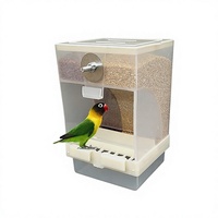 Mangeoire automatique pour oiseaux en PP, distributeur de nourriture anti-déversement, boîte d'alimentation pour oiseaux, fournitures pour animaux de compagnie