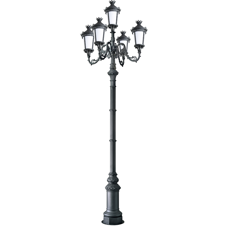 Dawn Retro European Garden Pole Light