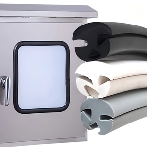 Cửa cơ khí cao su niêm phong dải hình chữ H ba cổng khe cắm thẻ EPDM cho kính ô tô, cửa tủ điện và cửa sổ - Product Image 4