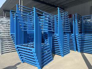 पाउडर लेपित धातु पोर्टेबल माल भंडारण रैक टायर भंडारण रैक टायर भंडारण रैक टायर भंडारण रैक स्टेकिंग रैक स्टकिंग - Product Image 6