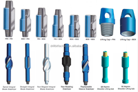 Stabilisateur de forage pétrolier, stabilisateur à lame intégrée, stabilisateur non rotatif, sous-pièce de levage pour outils de forage en profondeur