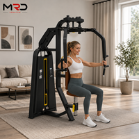 Machine à Pec Fly Haut de Gamme, Appareil de Musculation Thoracique à Poids pour Entraînement de Force du Haut du Corps, Équipement de Gymnastique et Fitness