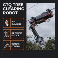 Robot de coupe aérienne à bras standard pour l'opération de coupe des branches des lignes électriques