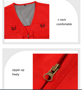<span class=keywords><strong>Chaleco</strong></span> de Pesca Personalizado <span class=keywords><strong>para</strong></span> <span class=keywords><strong>Hombre</strong></span>, con Múltiples Bolsillos, Ecológico, <span class=keywords><strong>Cuello</strong></span> en <span class=keywords><strong>V</strong></span>, de Algodón, Transpirable, Resistente al Viento, de Secado Rápido, con Cierre, Informal - Product Image 4