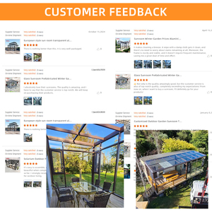 <span class=keywords><strong>Solarium</strong></span> 3 saisons imperméable pour patio, jardin, balcon avec protection <span class=keywords><strong>UV</strong></span> et ventilation - Product Image 5