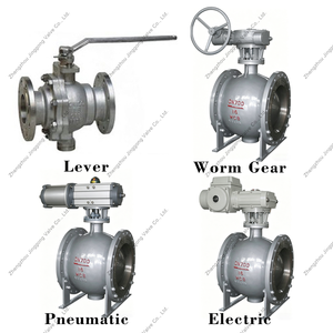 Vanne à bille à grand diamètre montée sur trunnion avec actionneur hydraulique - Product Image 2